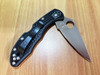 Spyderco C11FPBK Delica Black Plain Edge Knife FRN