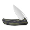 Civivi Incite Flipper Knife Layered Green G10 and Carbon Fiber Handle (3.7'' Satin D2) C908A