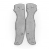 Flytanium Titanium Antique Stonewash Scales for Spyderco Shaman