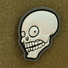 Maxpedition LookZ Glow in the Dark Skull Morale Patch (MXLOOKZ)