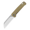 QSP Knives Penguin 154CM Frag Ti Scales Bronze QS130-AFRG