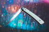 ESNYX Knives Barracuda Silver Line Slipjoint Ivory G10 M390