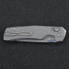 Kunwu Knives X-TAO Elmax Button Lock Knife - Gray Titanium