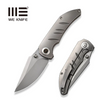 WEKNIFE Riff-Raff Polished Bead Blasted Titanium Handle (3.12" Polished Bead Blasted CPM 20CV Blade) WE22020B-4