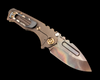 MKT Micro Praetorian T Custom Laser "Steampunk" Bronze Vulcan CPM S45VN