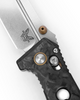 Benchmade Mini Adamas AXIS Lock Knife Carbon Fiber (3.3" Stonewash) 273-03