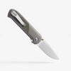 Flytanium Arcade Shark-Lock Knife Gray w/ Green Micarta 