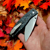 TRM Neutron 2 Blue Dark Matter Textured G10 Scales - 20CV Blade - Made In USA