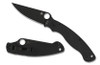 SPYDERCO MILITARY™ 2 BLACK G-10 BLACK PLAINEDGE BLADE