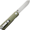 CIVIVI Sendy Liner Lock Spey Point Knife Green/Red G-10 (2.8" Satin) C21004B-1