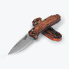 Benchmade North Fork AXIS Lock Knife Stabilized Wood