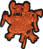 Halfbreed Blades C-19 Drop Bear Morale Patch 2025 Orange