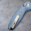 TRM Blue Denim Micarta 3D Bulldog With Magnacut Blade-Made In USA