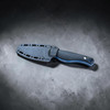 Creely Blades Mako Magnacut Black/Blue 3D Printed Scales With Kydex Sheath
