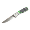Finch Knives El Camino EL385 Clover Green Jigged Bone 14C28N