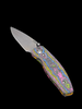 TRM Neutron 2 Liner Lock 80's Camo Carbon 3D Contoured Smooth Scales - MagnaCut Blade - Made In USA