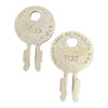 One Pair Tractor Key NOS Steel Keys T130 Taylor Lock