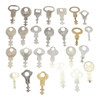 Vintage Key Assortment 26 Keys Luggage Suitcase Double Sided