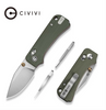 CIVIVI Baby Banter 2 - TG Thumb Stud & Crossbar Lock Knife G10 Handle (2.34" 14C28N Blade) C24074-1