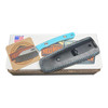 Hellbender Blade Co. New Small Fixed Blade Knife Magnacut Tiffany Blue G10 Leather Sheath