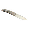 Dream Tech D4288BR M390 Pocket Knife With Bronze Titanium Handle And Button Lock System Blade Show 2026