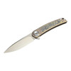 Dream Tech D4288BR M390 Pocket Knife With Bronze Titanium Handle And Button Lock System Blade Show 2026