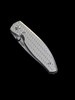 TRM Atom Linerlock Ti Herringbone Pattern Flat Scales - Magnacut Blade - Made In USA