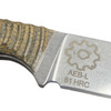 Ice Age Blades Slim Scout-AEBL-OD Green Micarta-Kydex Sheath
