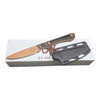 Ice Age Blades Slim Scout Cerakote AEBL Black/Bronze Micarta Kydex Sheath