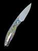 TRM Atom Linerlock -80's Camo Carbon 3D - Magnacut Blade