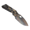 MKT TFF Fat Daddy Vulcan CPM S35VN Stain Glassed Custom Sculpting Bronze Silver