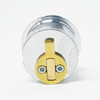 Abloy Protec2 High Security 1" Mortise Cylinder 26D AR Cam Open Package