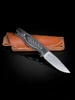 Creely Blades Keystone Fixed Blade W/Leather Belt Hanger Sheath