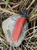 Creely Blades Keystone Fixed Blade W/Leather Belt Hanger Sheath