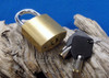 Small Solid Brass Tubular Padlock Keyed Alike 2903