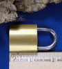 Small Solid Brass Tubular Padlock Keyed Alike 2903