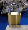 Small Solid Brass Tubular Padlock Keyed Alike 2903