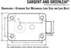 Sargent & Greenleaf 6730 lock dimensions. 