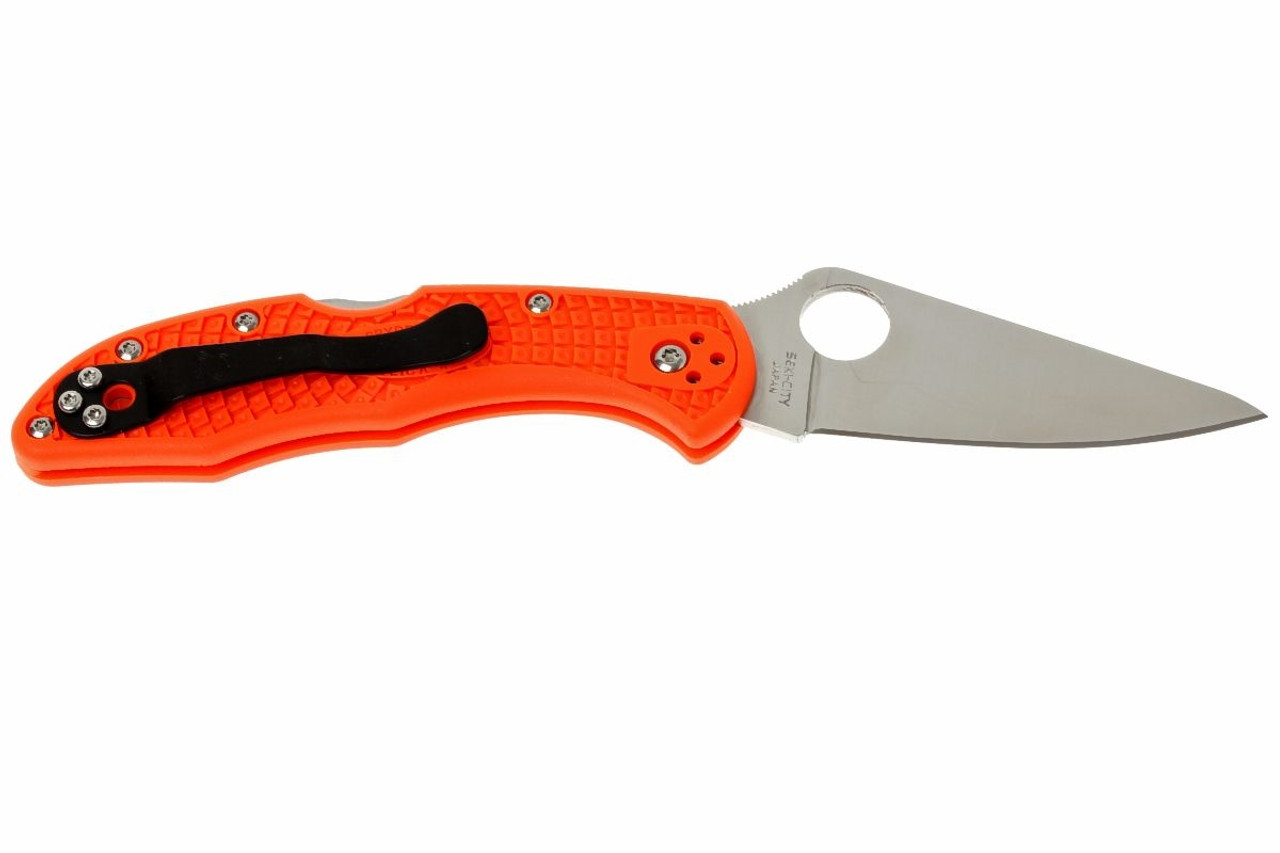 Spyderco C11FPOR Orange FRN Delica