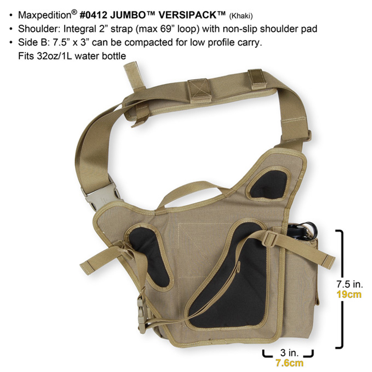 Maxpedition Jumbo Versipack Khaki 0412K