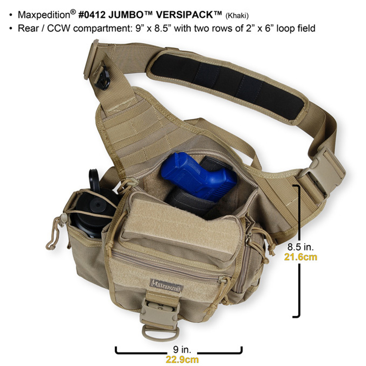 Maxpedition Jumbo Versipack Khaki 0412K