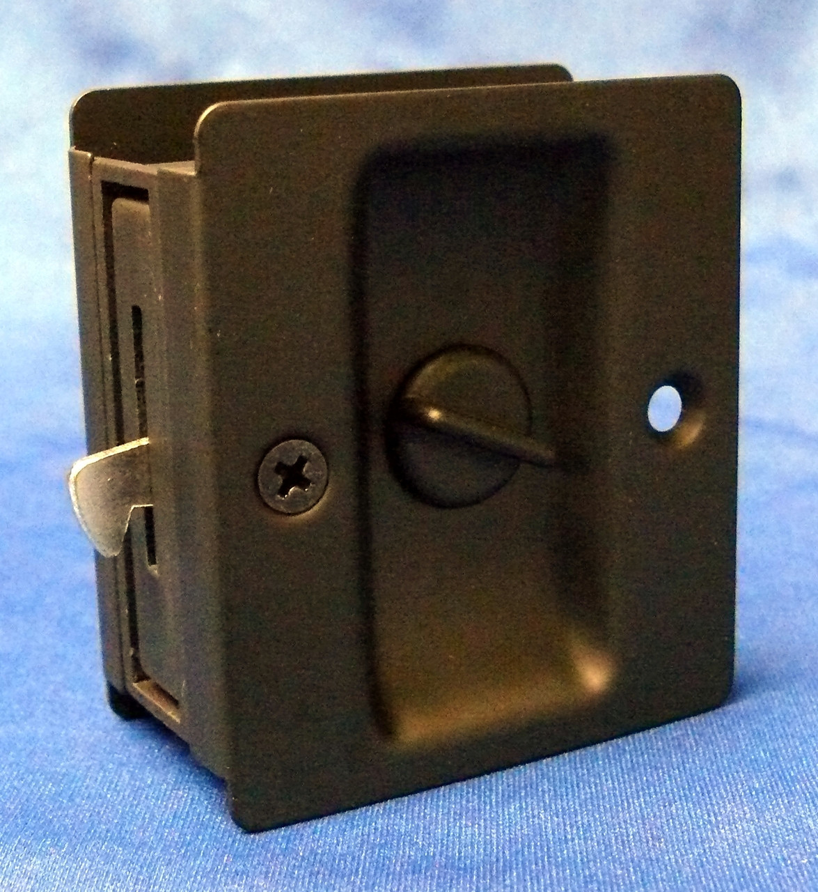 Pocket Door Lock for RV Matte Black