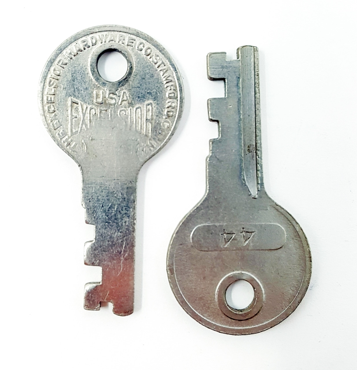 Excelsior Number 44 Luggage Key One Pair 