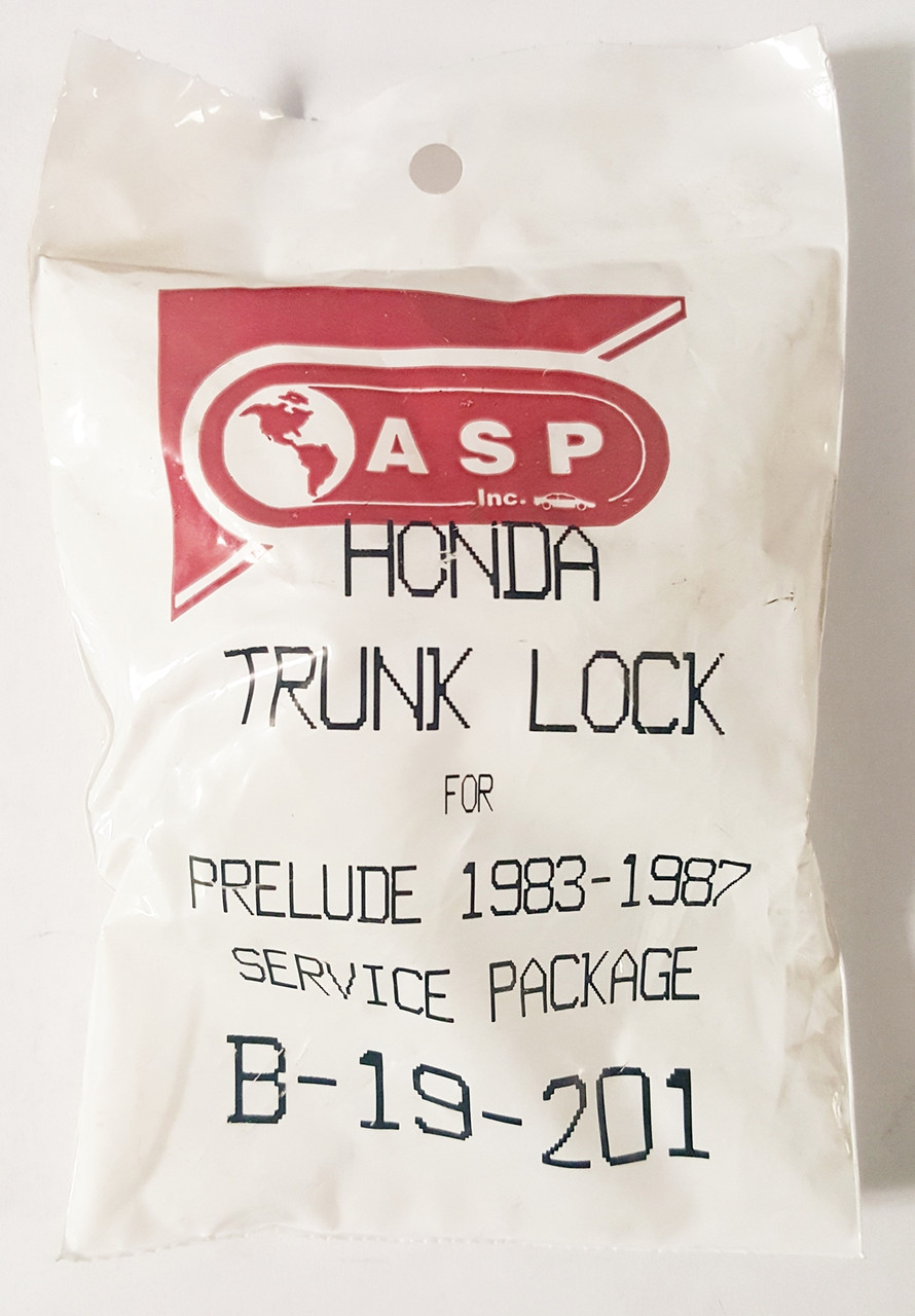 ASP Honda Trunk Service Package Prelude 1983 - 1987 B-19-201