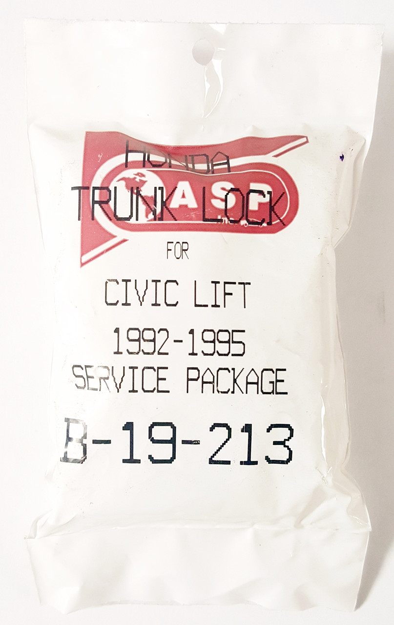 ASP Honda Trunk Service Package Civic Lift 1992 - 1995 B-19-213