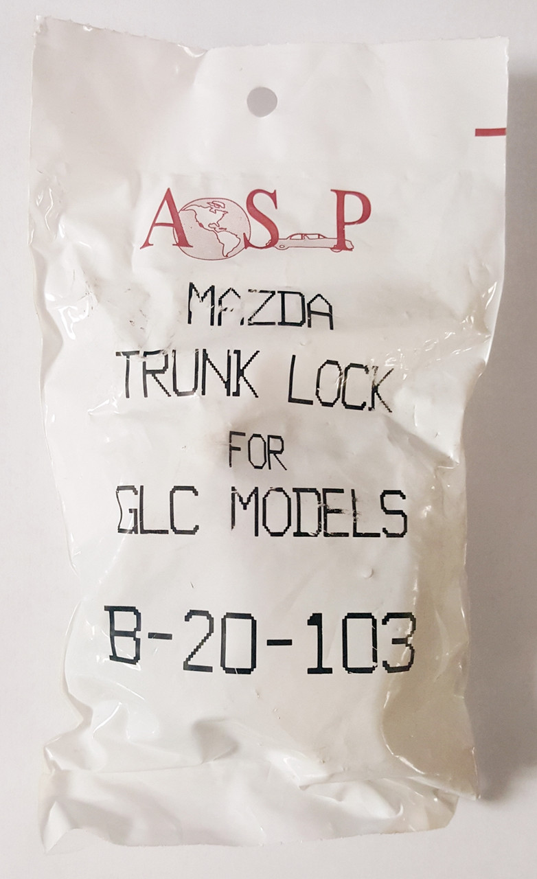 ASP Mazda Trunk Lock GLC Models B-20-103