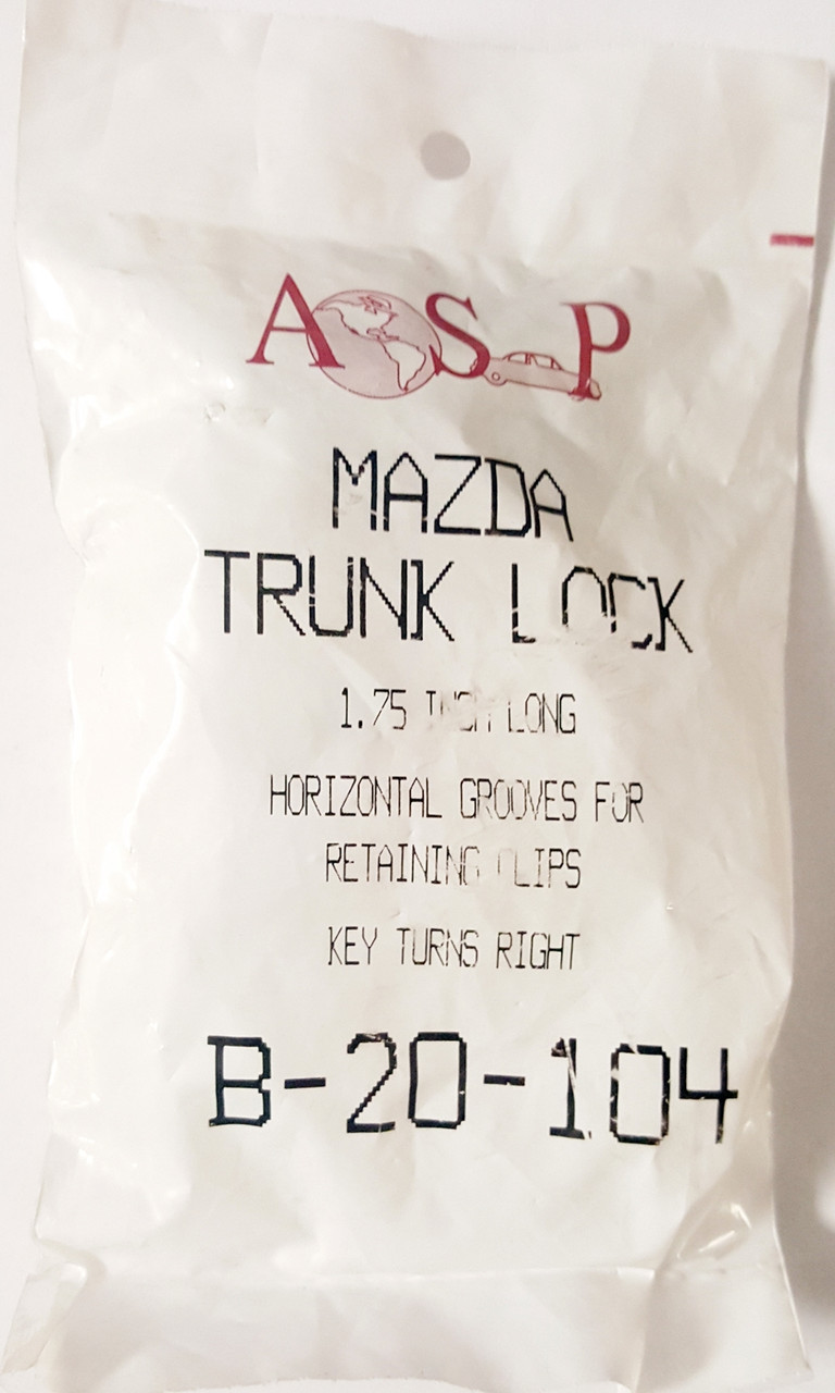ASP Mazda Trunk Lock B-20-104