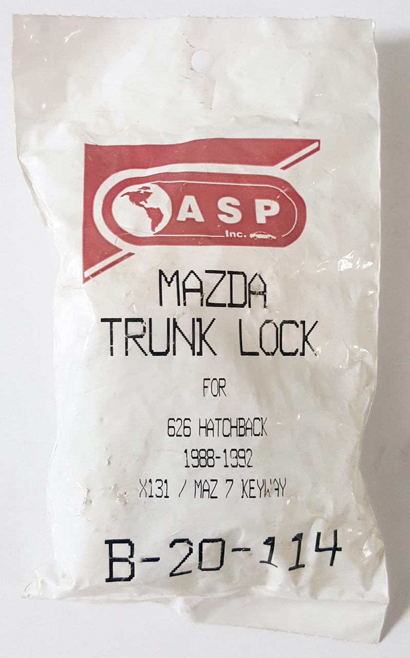 ASP Mazda Rear Trunk Lock B-20-114 626 Hatchback 1988-1992 