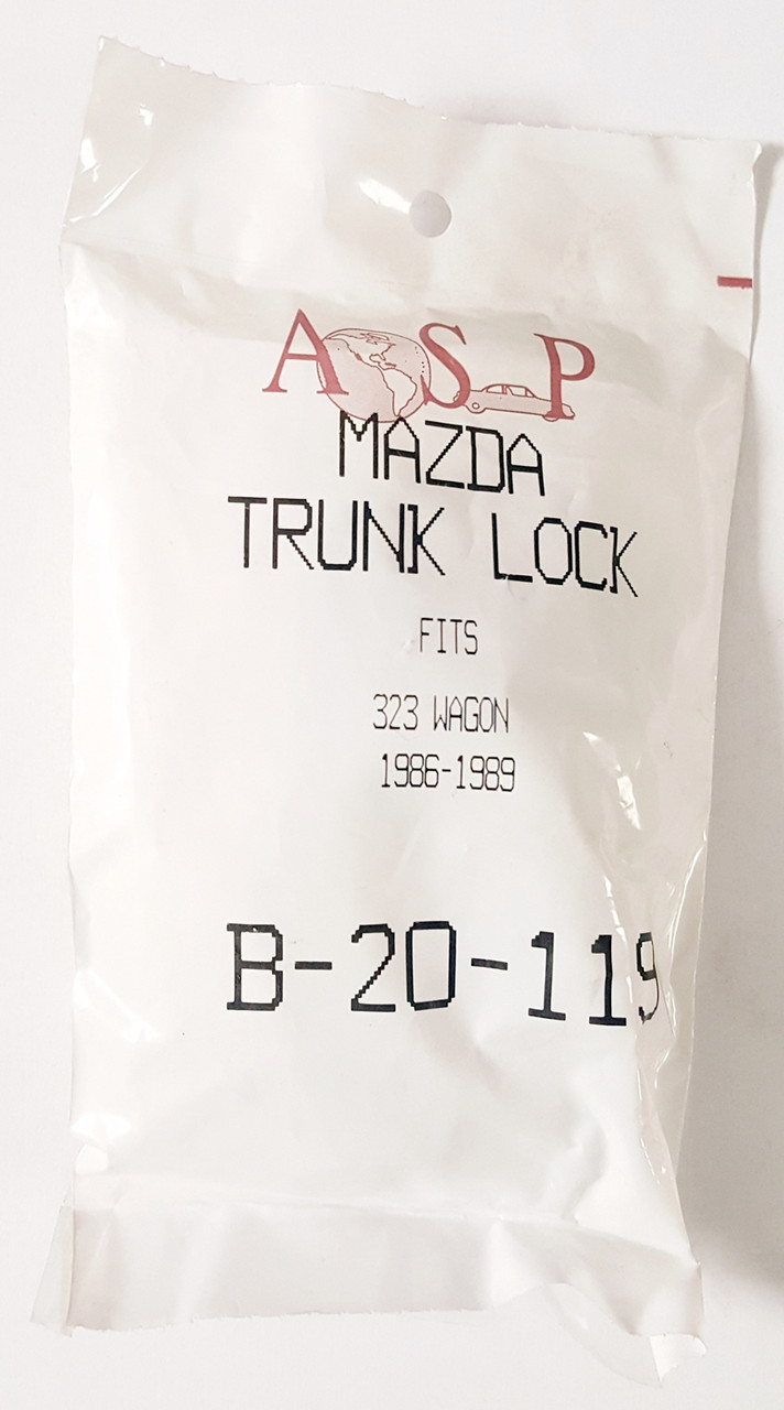 ASP Mazda Rear Trunk Lock B-20-119 323 Wagon 1986-1989 