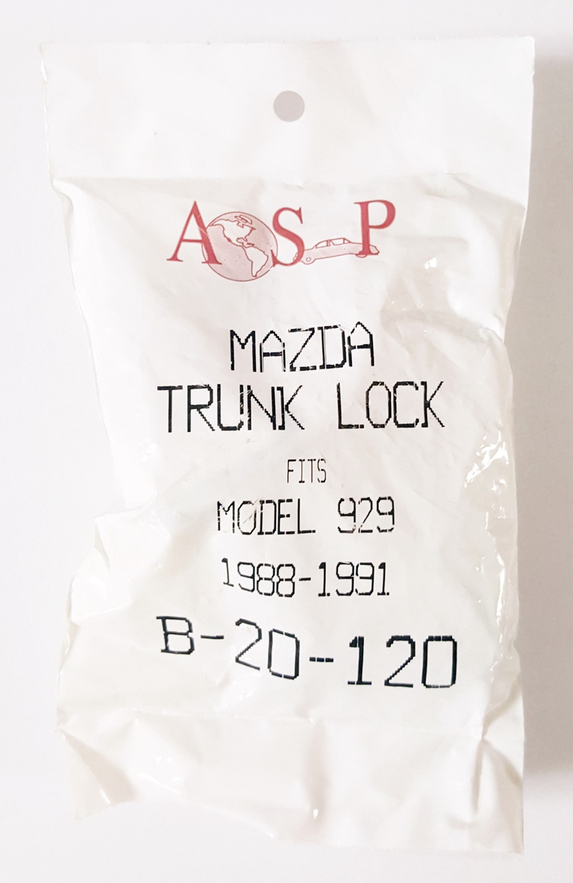 ASP Mazda Rear Trunk Lock B-20-120 929  1988-1991 